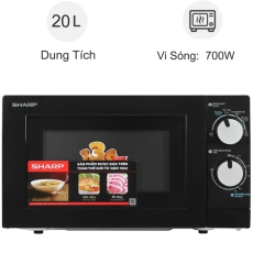 Lò vi sóng Sharp R-208VN-WS 20 lít