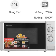 Lò vi sóng có nướng Sharp R-G228VN-SL 20 lít