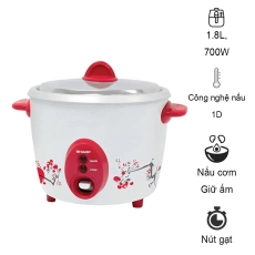 Nồi cơm điện Sharp 1.8 lít KSH-D18V