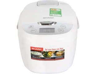 Nồi cơm điện tử Sharp 1.8 lít KS-COM185EV-SL