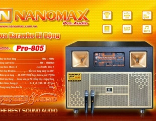 DÀN ÂM THANH NANOMAX PRO-805