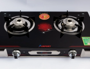 Bếp Gas Đôi Mặt Kính AirPort (Sen Inox) APB707