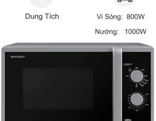Lò vi sóng Sharp R-G322VN-S 23 lít