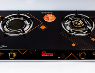 Bếp Gas Đôi Mặt Kính Seika (2 Đầu Đốt) SKB419