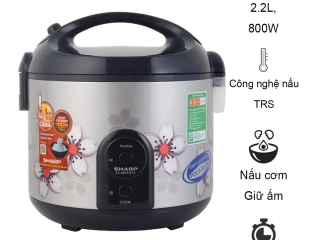 Nồi cơm nắp gài Sharp 2.2 lít KS-R231STV
