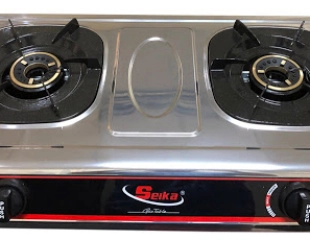 Bếp gas đôi toàn thân inox Seika SKB278