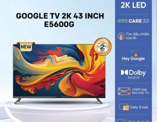 Google Tivi Skyworth Full HD 43 Inch 43E5600G