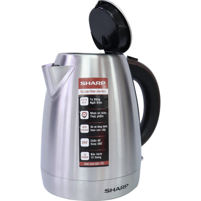 Bình đun siêu tốc Sharp EKJ-17EVSD-WD 1.7 lít