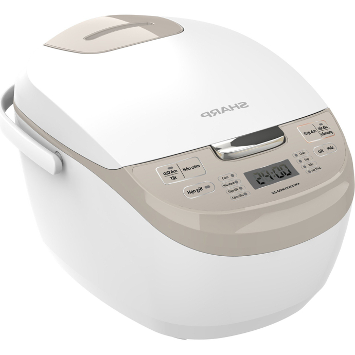 Nồi cơm điện tử Sharp 1.8 lít KS-COM191EV-WH