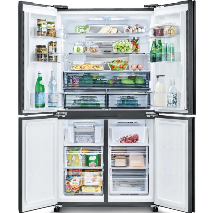 Tủ lạnh Sharp Inverter 572 lít SJ-FXP650VG-SL