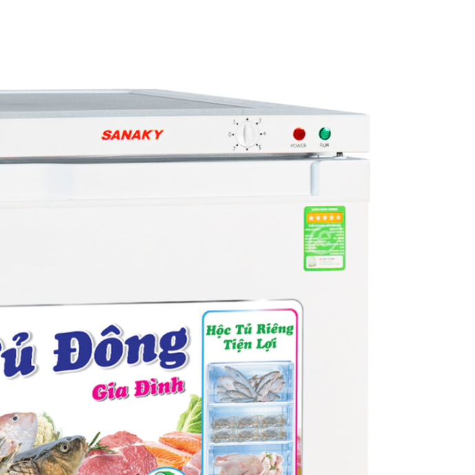 Tủ đông đứng Sanaky VH-230VD 213 lít