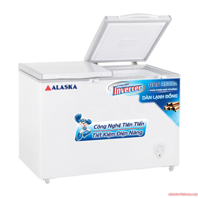 Tủ đông-mát Inverter Alaska BCD-3568CI dung tích 221L