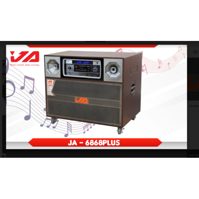 LOA KÉO DI ĐỘNG JA – 6868 PLUS