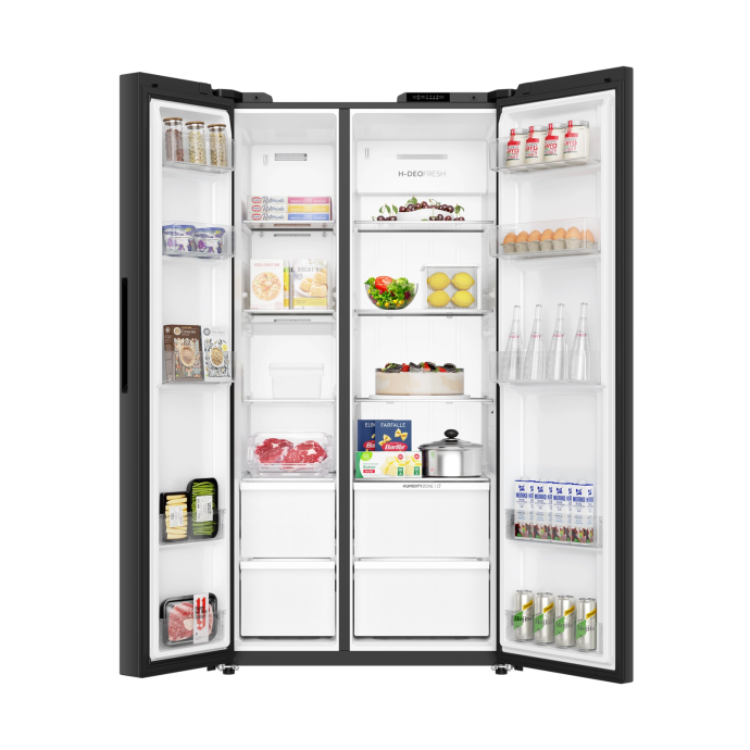 Tủ lạnh Side By Side Aqua Inverter 569 lít AQR-S633XA(SL) 