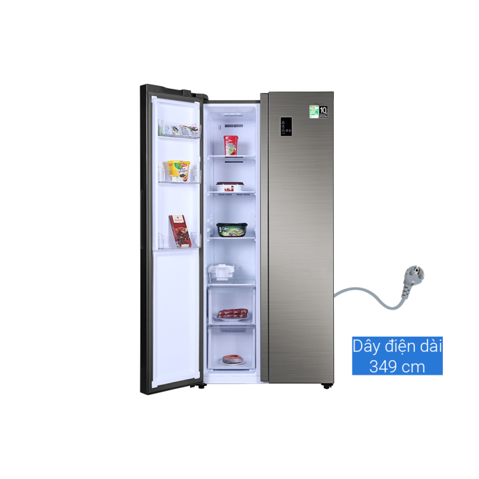 Tủ lạnh Aqua Inverter 480 lít AQR-S480XA(SG) 