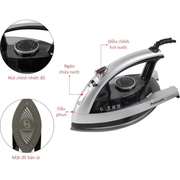 Bàn ủi hơi nước Panasonic NI-W650CSLRA 2200W