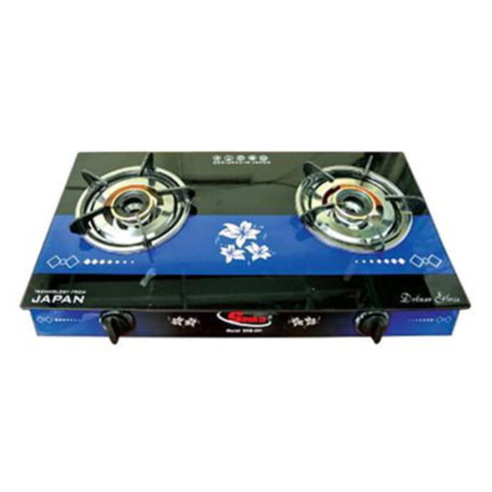 Bếp Gas Đôi Mặt Kính Seika (Sen Vàng) SKB-261
