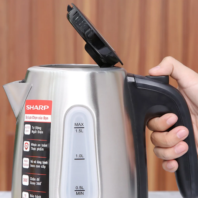 Bình đun siêu tốc Sharp EKJ-15EVS-ST 1.5 lít