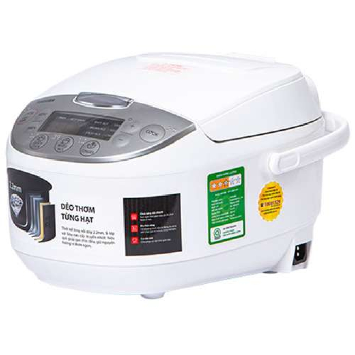 Nồi cơm điện tử Toshiba 1 lít RC-10DH2PV(W)