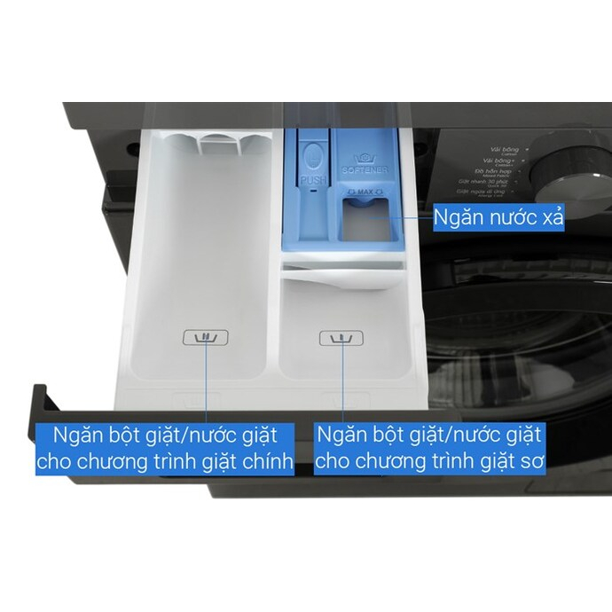Máy giặt LG Inverter 9 kg FB1209S6M