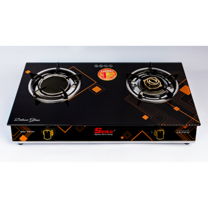 Bếp Gas Đôi Mặt Kính Seika (2 Đầu Đốt) SKB419