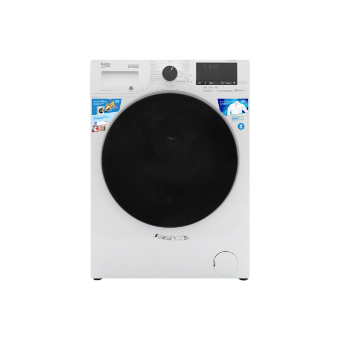 Máy giặt Beko 9 Kg lồng ngang Inverter WCV9649XWST