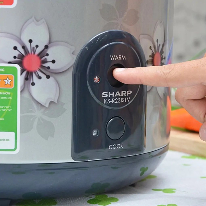 Nồi cơm điện Sharp 2.2 lít KS-R231STV