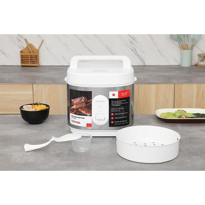 Nồi cơm nắp gài Toshiba 1.8 lít RC-18JRUVN(W)