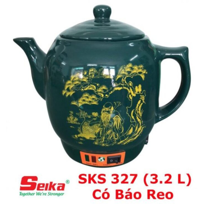 Siêu Sắc Thuốc Seika 3.2 L ( Có Báo Reo – Sứ Bát Tràng ) SKS327