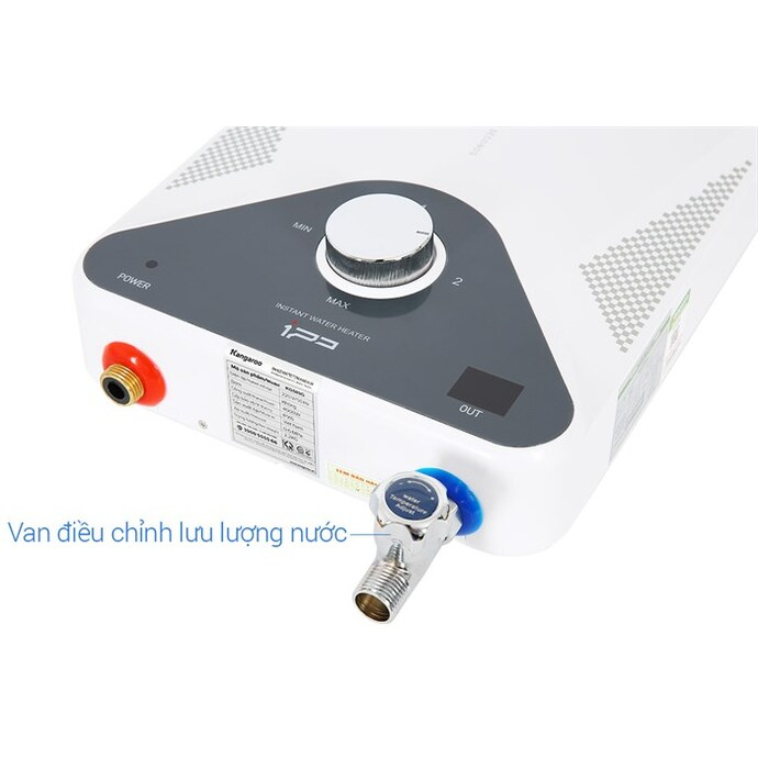 Máy nước nóng trực tiếp Kangaroo 4000W KG589G