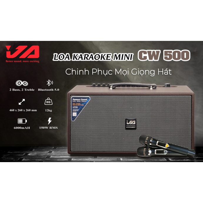 LOA KARAOKE MINI CW500