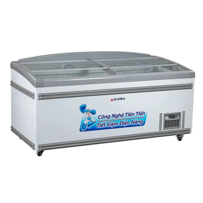 Tủ đông Alaska KT-450 450 lít nắp kính lùa phẳng
