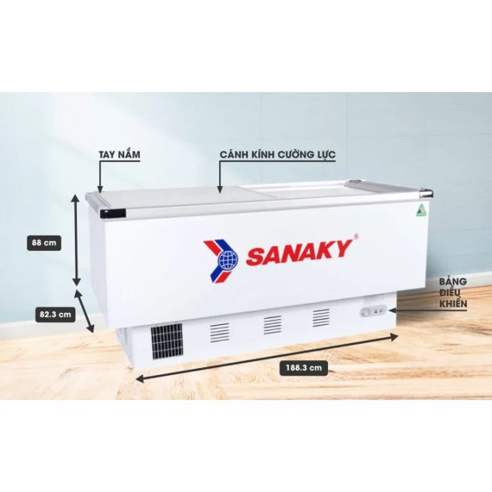 Tủ đông Sanaky VH-999K 516 lít