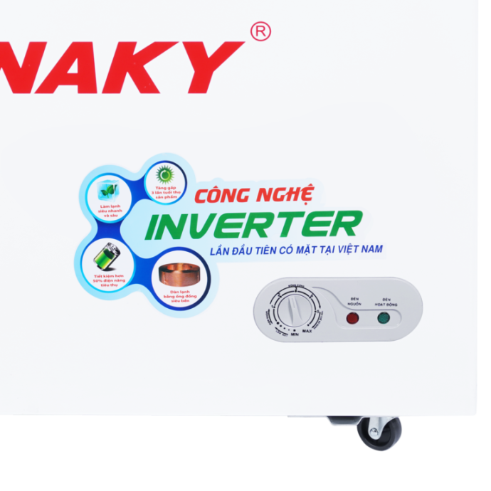 Tủ Đông mặt kính cường lực Sanaky 270 lít VH-3699A4K